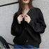 Hot Look Stylish Women’s Knitted Cardigans Sweater Fashionable Autumn Long Sleeve Loose Coat Casual Button Thick V