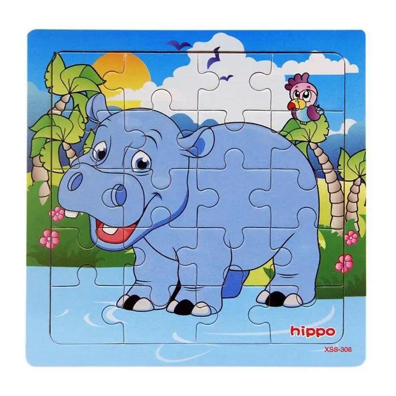 Kids Puzzle Toy Animals and Vehicle Wooden Puzzles Jigsaw Baby Educational Learning Toys for Children Gift - STEVVEX Baby - baby, birthday gifts, brain teasers, christmas gifts, Educational Learning Toy, educational toys, educational toys for kids, learning toys, learning toys for kids, puzzle, toys - Stevvex.com