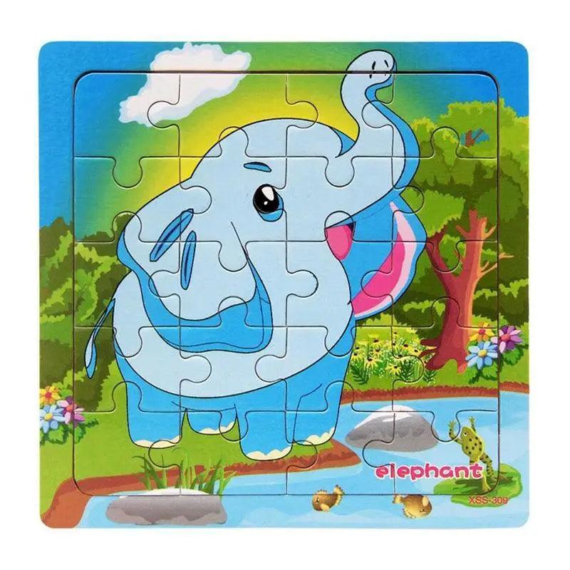 Kids Puzzle Toy Animals and Vehicle Wooden Puzzles Jigsaw Baby Educational Learning Toys for Children Gift - STEVVEX Baby - baby, birthday gifts, brain teasers, christmas gifts, Educational Learning Toy, educational toys, educational toys for kids, learning toys, learning toys for kids, puzzle, toys - Stevvex.com