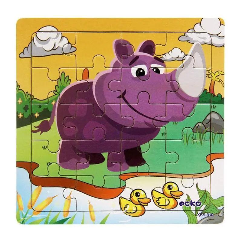 Kids Puzzle Toy Animals and Vehicle Wooden Puzzles Jigsaw Baby Educational Learning Toys for Children Gift - STEVVEX Baby - baby, birthday gifts, brain teasers, christmas gifts, Educational Learning Toy, educational toys, educational toys for kids, learning toys, learning toys for kids, puzzle, toys - Stevvex.com