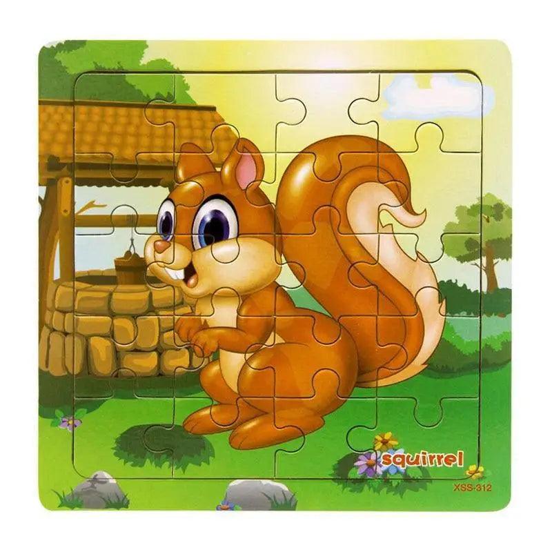 Kids Puzzle Toy Animals and Vehicle Wooden Puzzles Jigsaw Baby Educational Learning Toys for Children Gift - STEVVEX Baby - baby, birthday gifts, brain teasers, christmas gifts, Educational Learning Toy, educational toys, educational toys for kids, learning toys, learning toys for kids, puzzle, toys - Stevvex.com