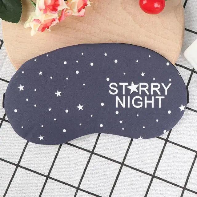 Kids Sleeping Aid Colorful Blindfold Comfortable Sleeping Mask Creative Funny Eye Patch Travel Sleep Mask Cute Cartoon