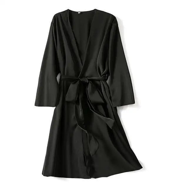 Ladies Fashion Red Soft Short Sleepwear For Women Trendy Women's Comfortable V Neck Bathrobe Bridesmaid Bride Party Robes - STEVVEX Fashion - 709, bathrobe, bathrobes, black bathrobe, blue bathrobe, classic bathrobe, comfortable bathrobe, cute bathrobe, elegant bathrobe, elegant bathrobes, fashion bathrobe, luxury bathrobe, red bathrobe, short bathrobe, Short Bathrobes, soft bathrobe, stylish bathrobe, Stylish Bathrobes, vintage bathrobe, women bathrobe - Stevvex.com