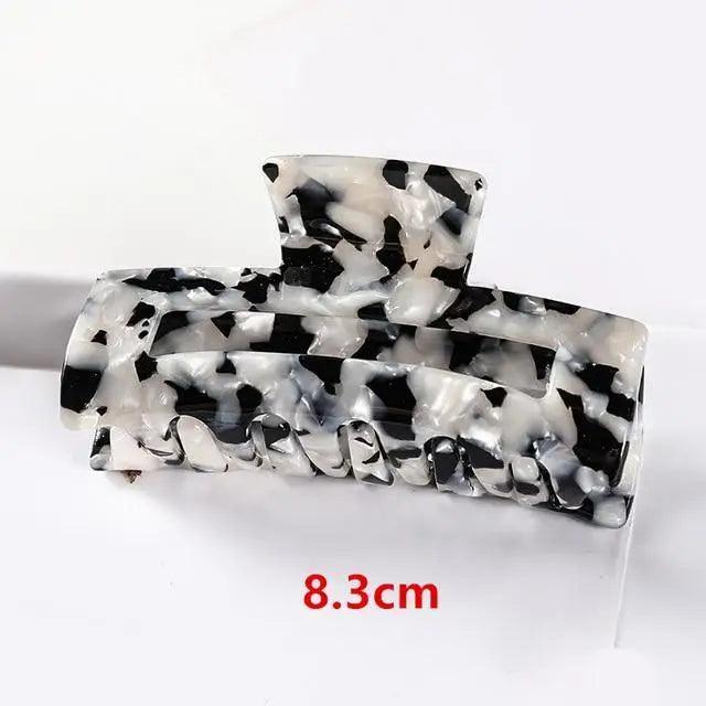 Ladies Luxury Leopard Hair Claw Clips Non - Slip Hair Jaw Clips Strong Hair Clamps Hair Styling Accessories For Women