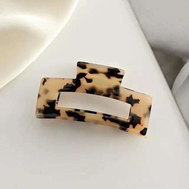 Ladies Luxury Leopard Hair Claw Clips Non - Slip Hair Jaw Clips Strong Hair Clamps Hair Styling Accessories For Women