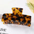 Ladies Luxury Leopard Hair Claw Clips Non - Slip Hair Jaw Clips Strong Hair Clamps Hair Styling Accessories For Women