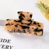 Ladies Luxury Leopard Hair Claw Clips Non - Slip Hair Jaw Clips Strong Hair Clamps Hair Styling Accessories For Women