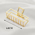 Large Luxury Ladies Metal Hair Claw Clips Women Hair Catch Barrette Jaw Clamp Beautiful Metal Half Hairpins Thick Hair