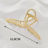 Large Luxury Ladies Metal Hair Claw Clips Women Hair Catch Barrette Jaw Clamp Beautiful Metal Half Hairpins Thick Hair