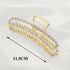 Large Luxury Ladies Metal Hair Claw Clips Women Hair Catch Barrette Jaw Clamp Beautiful Metal Half Hairpins Thick Hair