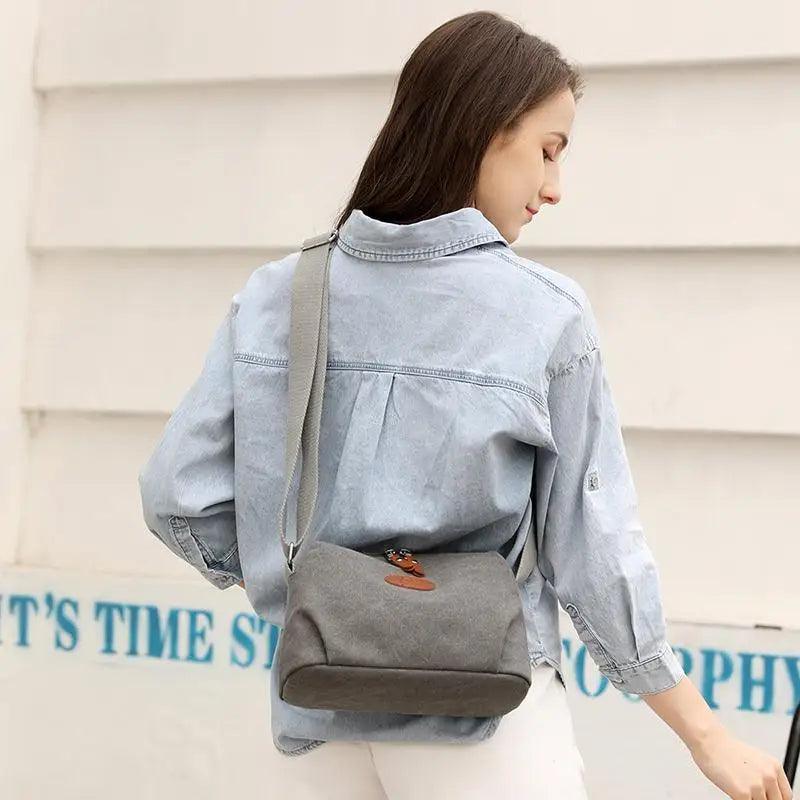 Lavish Style Canvas Crossbody Bag For Women And Girld Travel Bag Lightweighted Casual Shoulder Bag For Females - ALLURELATION - 575, Bags, bags for girls, bags for ladies, Bags in demand, Best deal on bags, Best selling Bags, business trip bag, Bussiness working Bags, Canvas Crossbody Bag, Casual Shoulder Bag, elegant bags, gift bags, hot sale bags, Lavish Style Bag for girls, Lightweighted Bag, Luxury Bag, Modern Bag, picnic bags, Travel Bag, Vintage Style bag - Stevvex.com