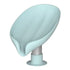 Leaf Shape Soap Box Creative Drain Soap Holder Bathroom Soap Holder Free Perforated Soap Dish For Bathroom Suction Cup