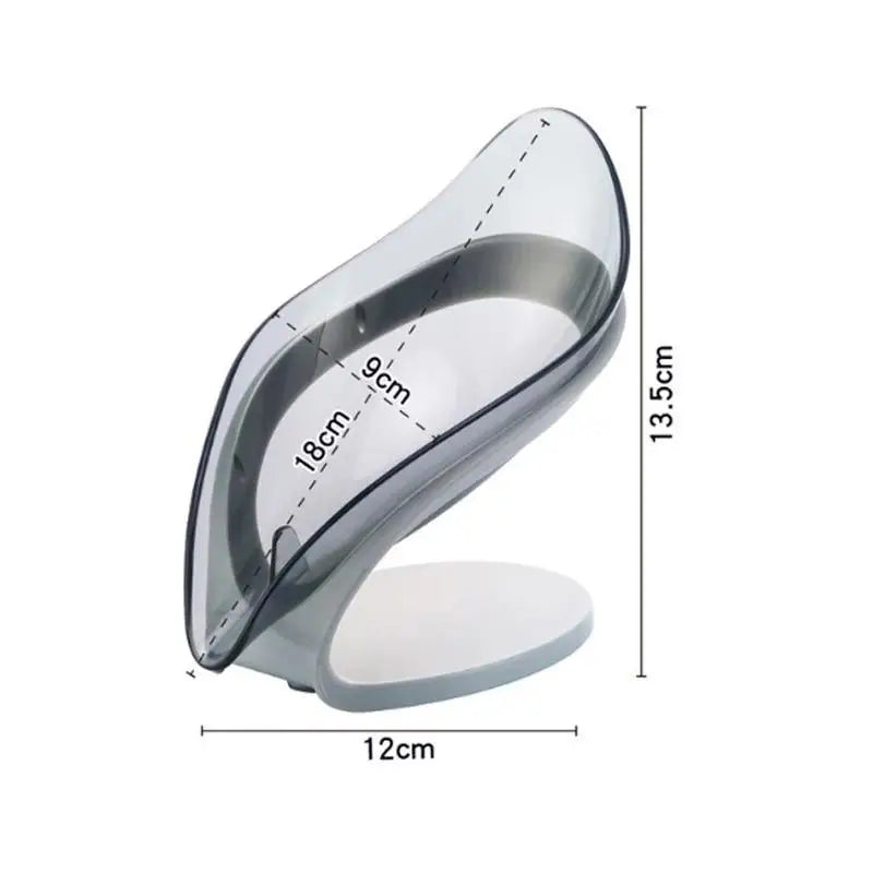 Leaf Shape Soap Box Creative Drain Soap Holder Bathroom Soap Holder Free Perforated Soap Dish For Bathroom Suction Cup