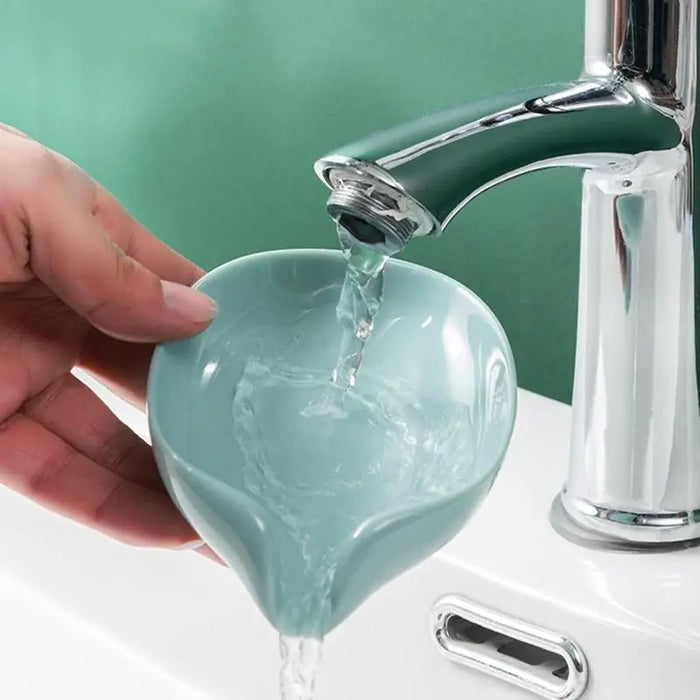 Leaf Shaped Soap Dish Holder Suction Cup Soap Dish For Bathroom Shower Soap Box Sponge Soap Holder Storage Tray Soap