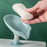 Leaf Shaped Soap Dish Holder Suction Cup Soap Dish For Bathroom Shower Soap Box Sponge Soap Holder Storage Tray Soap