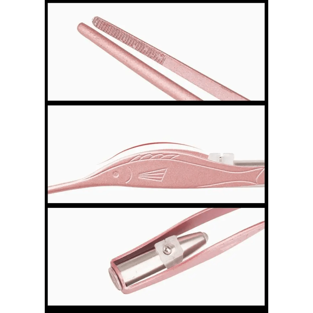 LED Flashlight Stainless Steel Tweezers Ear Pick Clean Colorful Tweezers Tool Hair Removal Care - STEVVEX Beauty - 735, blue tweezer, Eyebrow Tweezer, hair care, hair removal tweezer, hair tweezer, led tweezer, modern tweezer, red tweezer, Stainless Steel Tweezers, tweezer, tweezer with light, unisex tweezer, women tweezer - Stevvex.com