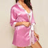 Lightweight Soft Women Comfortable Bathrobes Elegant Design Vintage Ladies Nightwear Ladies Sleepwear - STIL7457IERNB