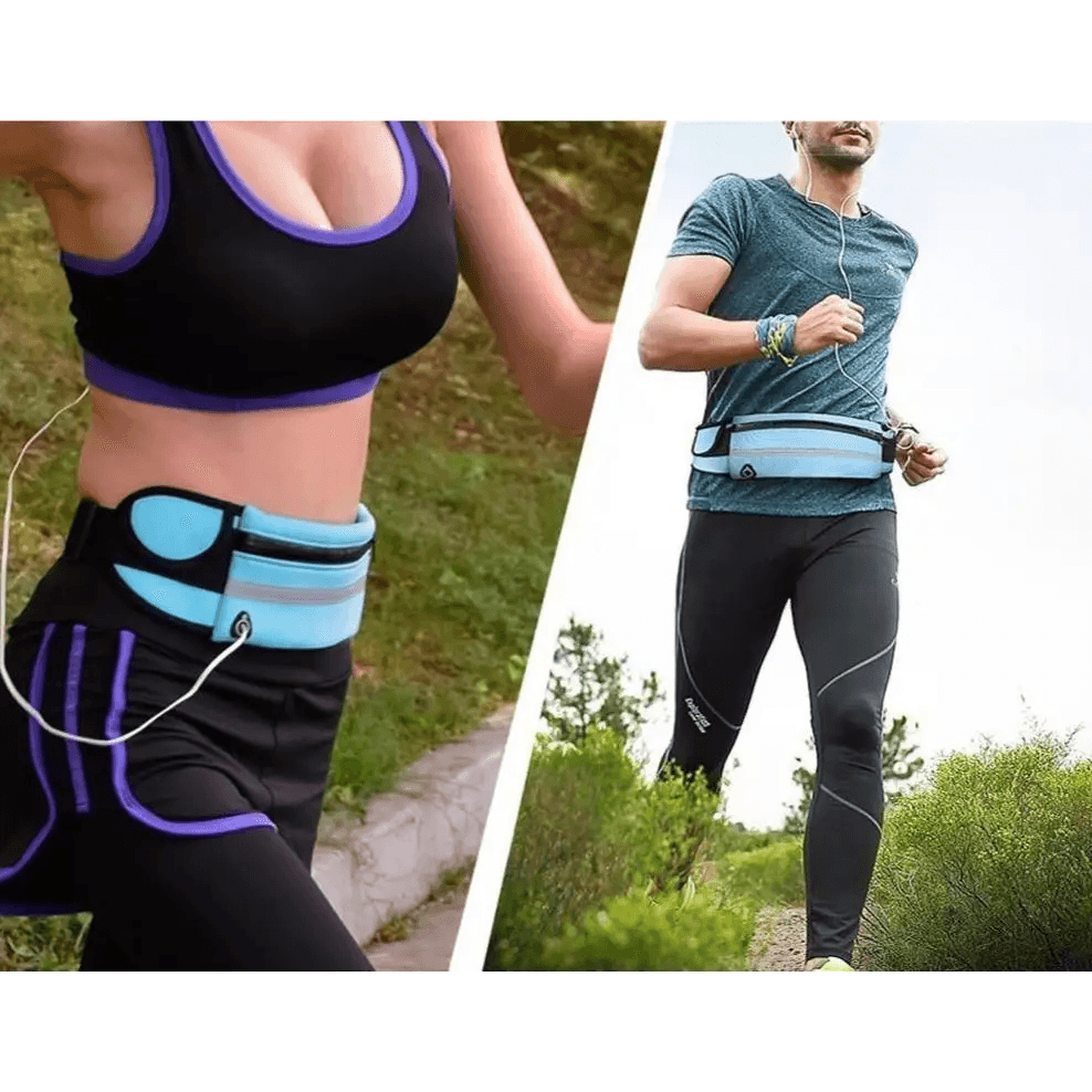 Lightweight Sports Running Waist Bag Unisex Belt Bag Waterproof Fanny Pack Bright Colors Fitness Workout Waist Bag