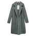 Luxurious Autumn Winter Jacket Female Coat Solid Color Fleece Coats Casual Outerwear Warm Soft Cardigan Fur Jackets