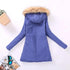 Luxurious Autumn Winter Women Cotton Jacket Padded Casual Slim Coat Emboridery Hooded Size 3XL Wadded Overcoat