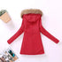 Luxurious Autumn Winter Women Cotton Jacket Padded Casual Slim Coat Emboridery Hooded Size 3XL Wadded Overcoat