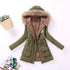 Luxurious Autumn Winter Women Cotton Jacket Padded Casual Slim Coat Emboridery Hooded Size 3XL Wadded Overcoat