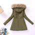 Luxurious Autumn Winter Women Cotton Jacket Padded Casual Slim Coat Emboridery Hooded Size 3XL Wadded Overcoat