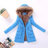 Luxurious Autumn Winter Women Cotton Jacket Padded Casual Slim Coat Emboridery Hooded Size 3XL Wadded Overcoat