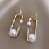 Luxurious Crystal Moon Pearl Women’s Earrings Lavish Style Partywear For Ladies And Girls Fashionable Design - 7