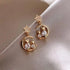 Luxurious Crystal Moon Pearl Women’s Earrings Lavish Style Partywear For Ladies And Girls Fashionable Design - 20