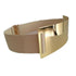 Luxurious Gold Wide Strap Elastic Belts For Women Elegant Metal Polished Plain Gold Belt Black Wide Strap Waistband for Women - STEVVEX Fashion - 702, belt, belts, belts for women, black belt, classic belt, classy belt, elastic belt, elegant belt, fashion belt, golden belt, ladies belt, luxury belt, metal belt, party belt, retro belt, trendy belt, unique belt, unique design belt, vintage belt, wide metal belt, women belts - Stevvex.com