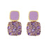 Luxurious Purple High Quality Stud Earrings Women Fashionable Jewelry For Ladies And Girls - ALLURELATION - 573, Earings for ladies, earring, earrings, earrings for girls, Elegance earrings, elegant earrings, fashionable earrings, fashionable jewelry, Fashionable ladies jewelry, gift earrings, jewelry, luxury earrings, matching jewelry, party earrings, purple earrings, simple small earrings, small elegant earrings, stylish earrings, trendy earrings, wedding earrings - Stevvex.com