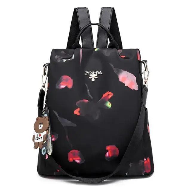 Luxurious Waterproof Women’s Backpack Fashionable Anti - theft Women Backpacks Nice Print School Bag High Quality