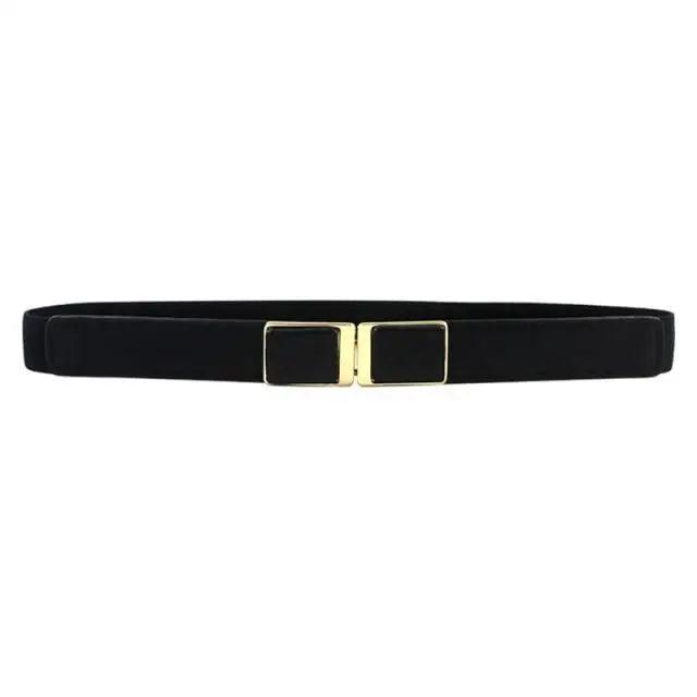 Luxury Black Elastic Women Belt Unique Belt Stretch Waistband Stylish Women Vintage Waist Belts - STEVVEX Fashion - 702, belt, belt for women, belts, black belt, black elastic belt, casual belt, classic belt, elastic belt, elegant belt, elegant black belt, fashion belt, party belt, retro belt, stretchy belt, stylish belt, trendy belt, vintage belt, waistband, waistband for women, women belts - Stevvex.com