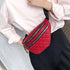 Luxury Black PU Leather Fashion Women Waist Bag Waterproof Fanny Pack Beautiful Design Fanny Pack Cool Travel Waist Bag