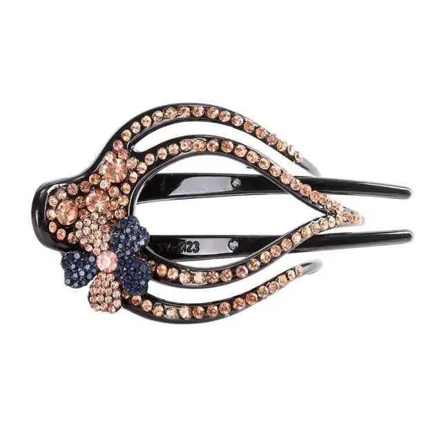 Luxury Charming Flower Heart Hair Clip Barrette For Women Fashion Pearls Design Beautiful Hair Clips For Women - 18