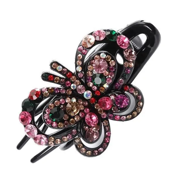 Luxury Charming Flower Heart Hair Clip Barrette For Women Fashion Pearls Design Beautiful Hair Clips For Women - 5
