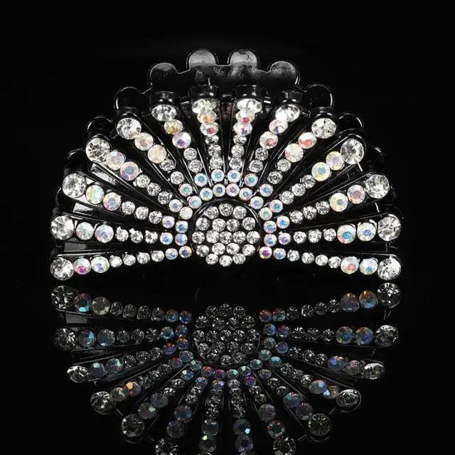 Luxury Charming Women Hair Claws Shiny Elegant Hair Clips Fashion Hair Accessories Party Hair Claws - E - STIL7577KJHFF