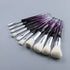 Luxury Cosmic Color New Luxury Crystal Makeup Brushes Powder Foundation Eyeshadow Eyebrow Cosmetics for Face Fan Make