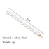 Luxury Design Star Round Pearl Women Hair Barrettes Cute Wedding Hair Clip For Women Ultra - light Party Hair Clips - 9