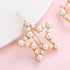 Luxury Design Star Round Pearl Women Hair Barrettes Cute Wedding Hair Clip For Women Ultra - light Party Hair Clips