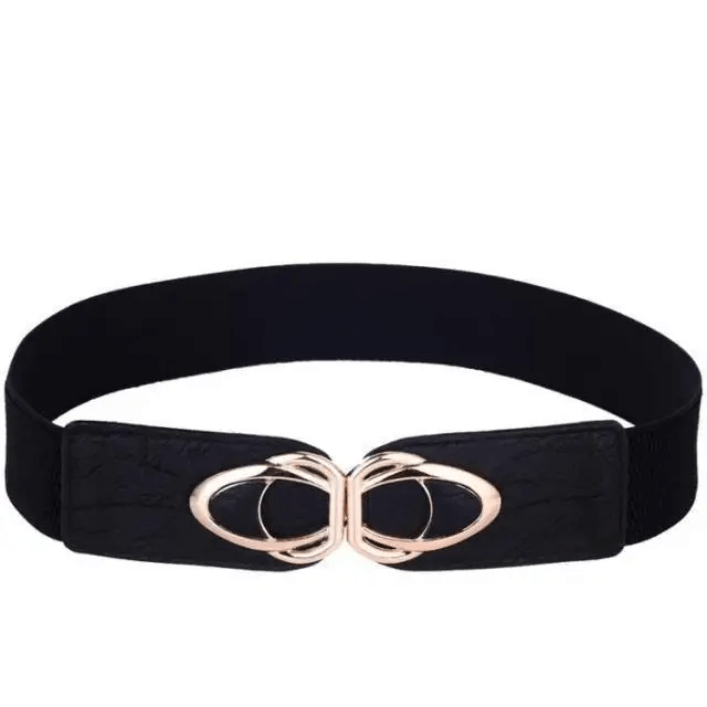 Luxury Elastic PU Leather Wide Belts For Women Fashion Stretchy Thick Waist Dress Plus Size Waistbands For Women - STEVVEX Fashion - 702, belt, belts, belts for women, casual belt, classic belt, elastic belt, elegant belt, fashion belt, luxury belt, metal buckle belt, new design belt, party belt, plus size belt, PU leather belt, retro belt, stretchy belt, thick belt, trendy belt, unique belt, vintage belt, women belts, women elastic belt - Stevvex.com