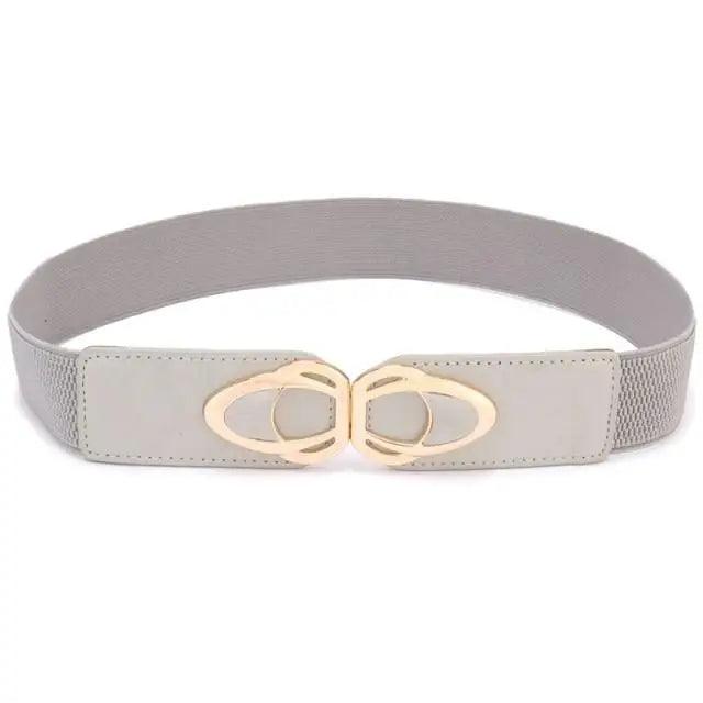 Luxury Elastic PU Leather Wide Belts For Women Fashion Stretchy Thick Waist Dress Plus Size Waistbands For Women - STEVVEX Fashion - 702, belt, belts, belts for women, casual belt, classic belt, elastic belt, elegant belt, fashion belt, luxury belt, metal buckle belt, new design belt, party belt, plus size belt, PU leather belt, retro belt, stretchy belt, thick belt, trendy belt, unique belt, vintage belt, women belts, women elastic belt - Stevvex.com