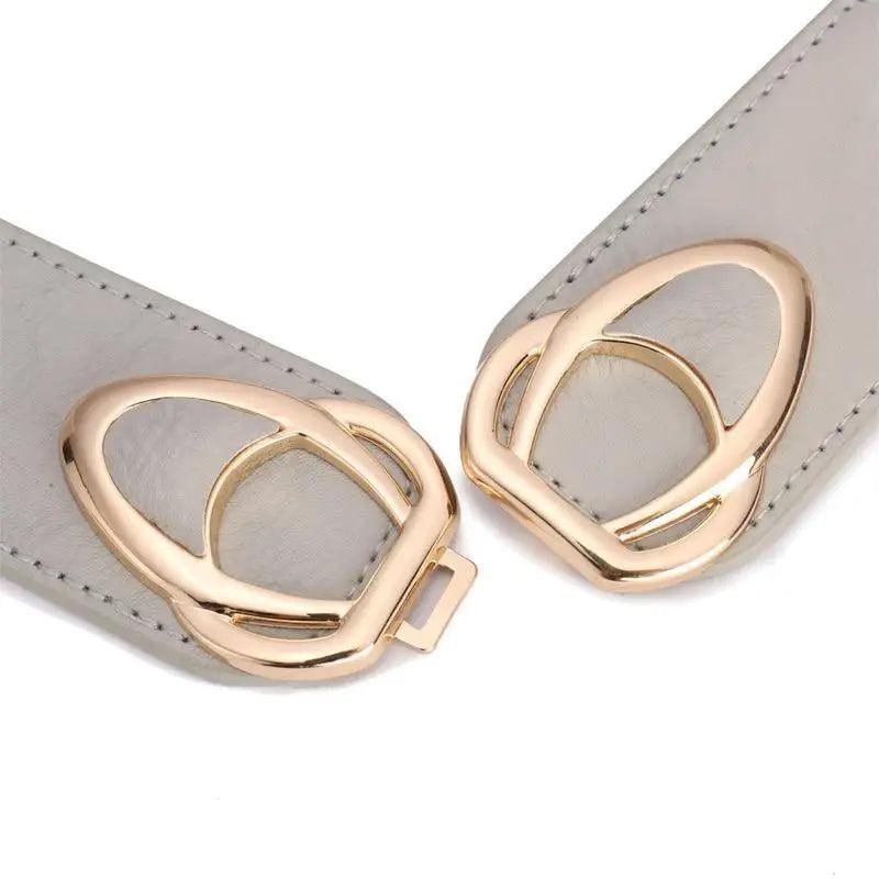 Luxury Elastic PU Leather Wide Belts For Women Fashion Stretchy Thick Waist Dress Plus Size Waistbands For Women - STEVVEX Fashion - 702, belt, belts, belts for women, casual belt, classic belt, elastic belt, elegant belt, fashion belt, luxury belt, metal buckle belt, new design belt, party belt, plus size belt, PU leather belt, retro belt, stretchy belt, thick belt, trendy belt, unique belt, vintage belt, women belts, women elastic belt - Stevvex.com