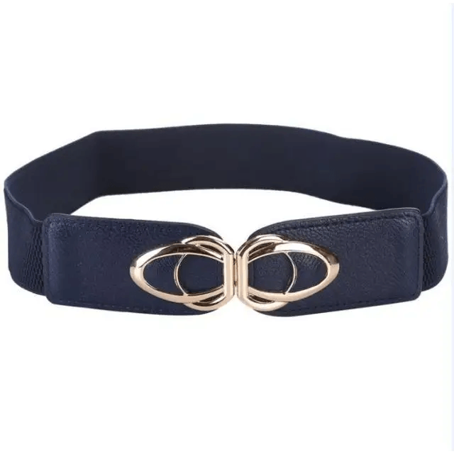 Luxury Elastic PU Leather Wide Belts For Women Fashion Stretchy Thick Waist Dress Plus Size Waistbands For Women - STEVVEX Fashion - 702, belt, belts, belts for women, casual belt, classic belt, elastic belt, elegant belt, fashion belt, luxury belt, metal buckle belt, new design belt, party belt, plus size belt, PU leather belt, retro belt, stretchy belt, thick belt, trendy belt, unique belt, vintage belt, women belts, women elastic belt - Stevvex.com