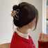 Luxury Flower Butterfly Pearls Tassel Metal Hair Claws For Women Stylish Barrettes Hair Clip Large Hair Catch Clip Hair