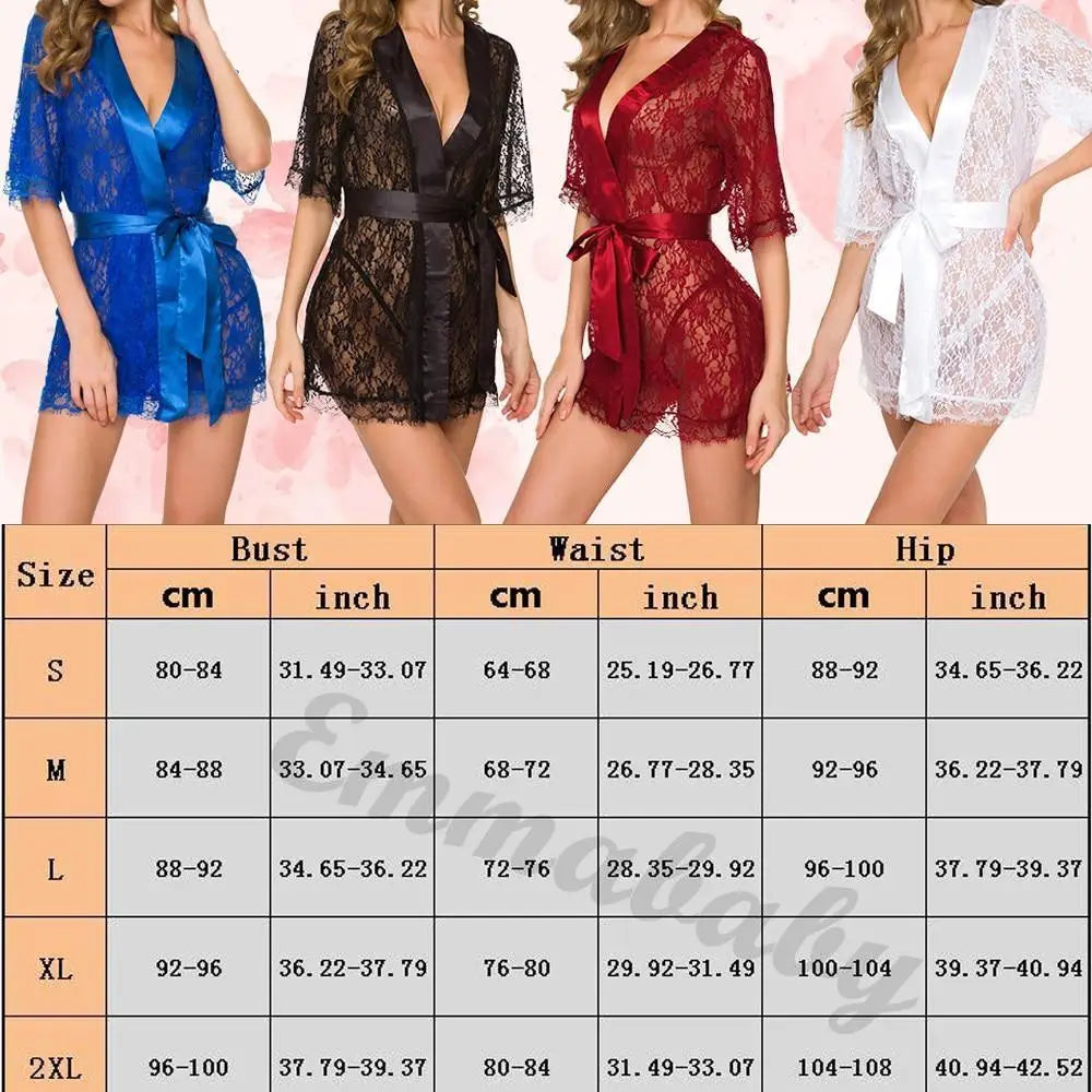 Luxury Lightweight Ladies Nightwear Elegant Short Gorgeous Design Bathrobe Sleepwear For Women - STIL8956UIRYH