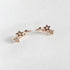 Luxury Modern Sparkling White Zircon Exquisite Simple And Stylish Star Drop Women’s Earrings Versatile Female Earring