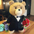 Luxury Modern Super Cute 8 styles Movie Teddy Bear Plush Toys Ted In Apron Soft Stuffed Animals Plush 45cm A birthday