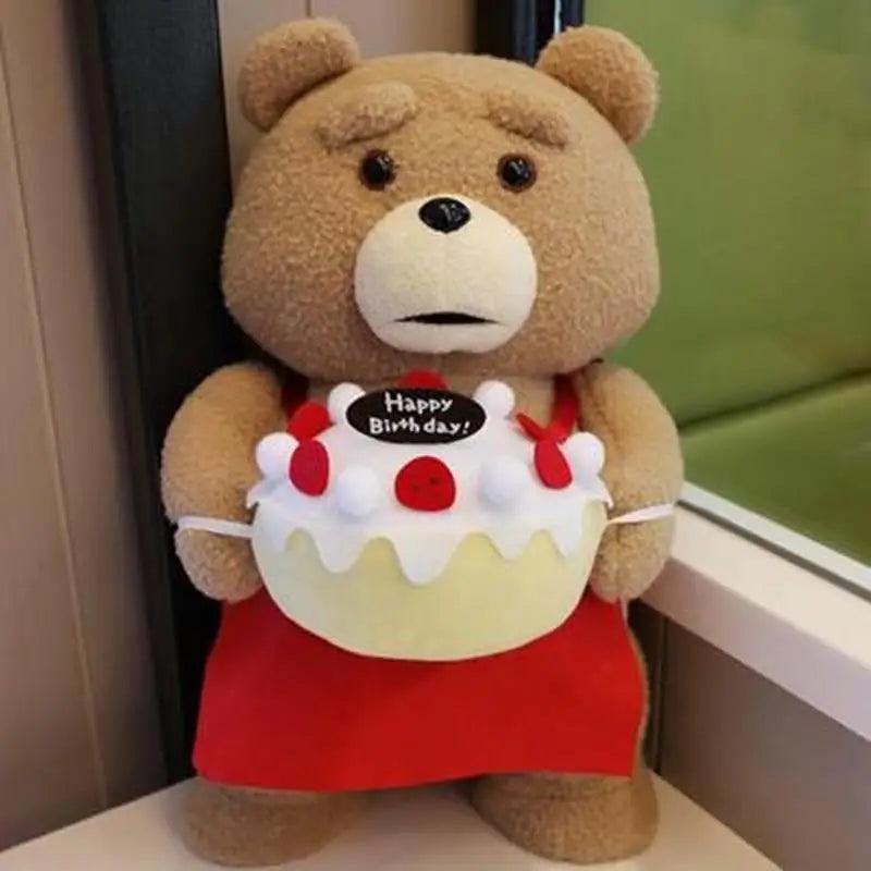 Luxury Modern Super Cute 8 styles Movie Teddy Bear Plush Toys Ted In Apron Soft Stuffed Animals Plush 45cm A birthday